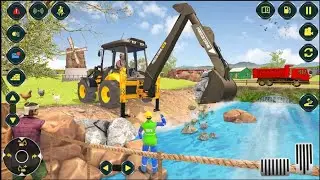 JCB Games 3D City Road Builder Heavy Machines and JCB Driving Simulator - Android Gameplay. #32