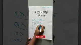 percentage tricks | maths tricks in Tamil | #mathtrick #math #percentage #percentage_math
