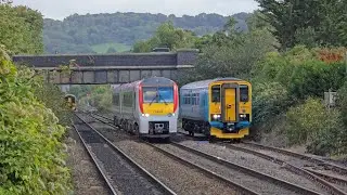 Trains at Oldfield Park & Westbury 18/09/25 (Including 175003 & 153379)