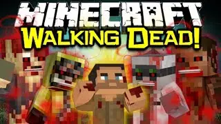 Minecraft: THE CRAFTING DEAD MOD в центре внимания! &mdash; Выживание в Walking Dead и DayZ! (Витрина м...