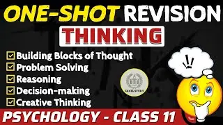 Thinking | Chapter 7 - Class 11 | One-Shot Revision | Detailed Explanation with Notes | Psychology