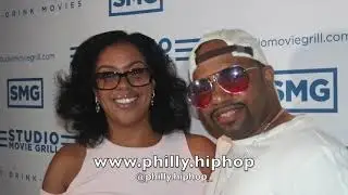 TERI WOODS AND MANNY  HALLEY TRUE 2 THE GAME premiere screening in PHILADELPHIA