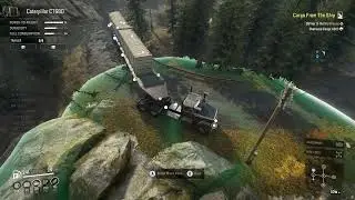 SnowRunner | Cargo From The Ship | Caterpillar CT680 (w/Superheavy Semi-Trailer) | Part 2