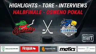 Halbfinale OsWeNo Pokal // Crocodiles Hamburg vs Eisadler Dortmund