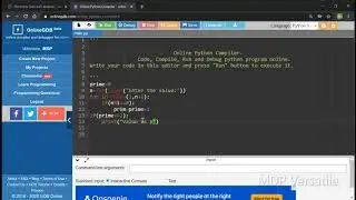 How To Create Calculating Prime and Composite Numbers Programme in Python Language - MDP Versatile