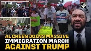 Al Green joins Dallas March, urges President Trump for &lsquo;Comprehensive Immigration Reforms&rsquo;