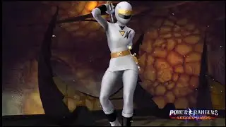 Delphine White Ranger Moveset Gameplay ~ Power Rangers Legacy Wars