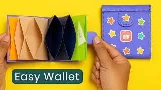 How to Make Paper Card Holder | Paper Wallet Making at Home | DIY Paper Wallet Tutorial 
