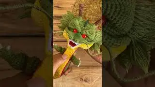 H&aacute;čkovan&yacute; drak #amigurumi #crochet #crochettoy #crochettoy #handmade #handmade #амигуруми
