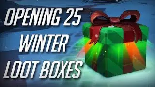 Opening 25 Winter Wonderland 2016 Loot Boxes | Overwatch