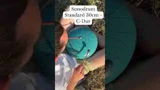 Mit der #Sonodrum Standard #Zungentrommel 30cm  C-Dur unterwegs.