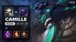 Camille vs Jax Top - EUW Master - Patch 12.20 Season 12