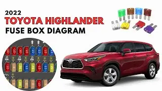 2022 Toyota Highlander Fuse Box diagram and location User Guide