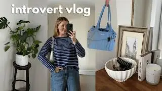 life of an introvert 💌 thrift with me, cozy homebody days & my new analog hobby bag!