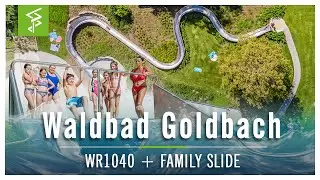 Stainless Steel Water Slides at Waldschwimmbad Goldbach | wiegand-waterrides