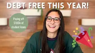 I Will Be Debt Free This Year! | student loan debt update 2022
