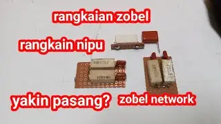 zobel network/rangkaian zobel pada power amplifier