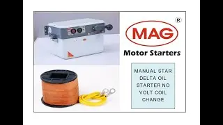 MANUAL STAR DELTA OIL STARTER NO VOLT COIL CHANGE