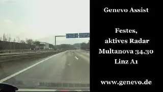 Genevo Assist gegen aktives Multanova Radar in Linz A1