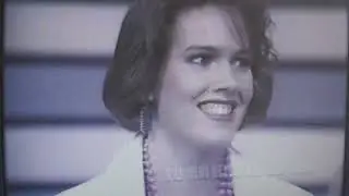Showbizzquiz met Ron Brandsteder Linda de Mol en de kandidaten jaar 1985