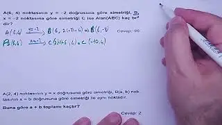 DÖNME-SİMETRİ UYGULAMA SORULARİ