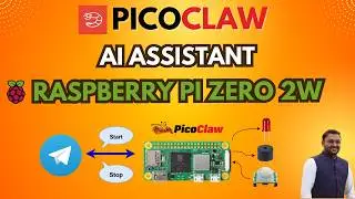 PicoClaw AI on Raspberry Pi Zero 2W – IoT Home Alarm System with Telegram Control