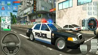 City Police Driving 3D: Basic Simulator Game's Android Gameplay Police Game Android GamePlay