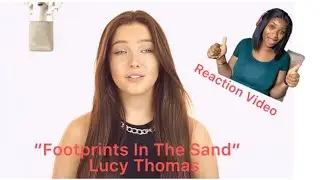 Footprints In The Sand - Lucy Thomas ( Official Music Video) First Time Reaction#viralvideo#reaction