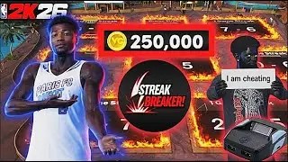 I WENT STREAK HUNTING AGAINST CHEATERS IN NBA 2K26 PARK