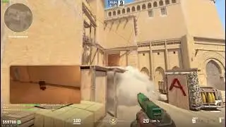 Smoke Palace From Triple Box Mirage Cs2 #cs2 #smoke #mirage #game