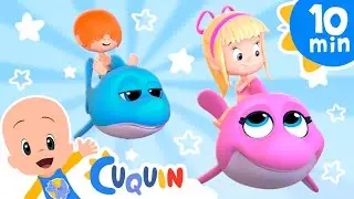 Five Baby Sharks - Have fun singing with Cuquin and his friends!