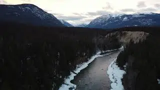 Drone In The Mountains - St Mary River, Kimberley - Sunset Drone Views