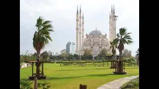 Sabanci central mosque, the biggest mosque of Turkey