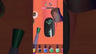 Nail salon 3D level 16 satisfying game #makeup