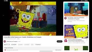 Mes do Bob esponja com chaves e chapolin
