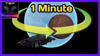 1 MINUTE Orbit: Fastest moon ever? Moon around Water World - Elite Dangerous: Odyssey