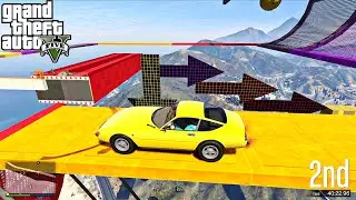 World's Highest GTA 5 -TRIED THE IMPOSSIBLE SUPER MEGA RAMP CHALLENGE #gta #shortsfeed #gta6