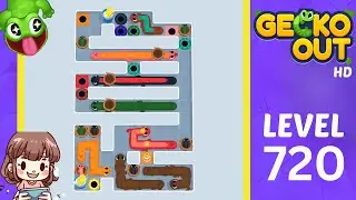 Прохождение уровня 720 игры Gecko Out.