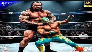 UNDERTAKER VS SIN CARA UNITED STATES WWE HEAVYWEIGHT CHAMPIONSHIP 2K24