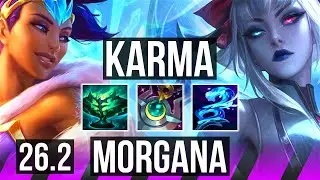 KARMA & Ziggs vs MORGANA & Jinx (SUP) | EUW Master | 26.2