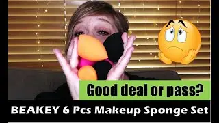 BEAKEY 6 PCS MAKEUP SPONGE SET | AMAZON PRODUCT REVIEW + FIRST IMPRESSION