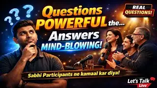 Questions the Powerful the&hellip; Answers Were Mind-Blowing Let&rsquo;s Talk Live