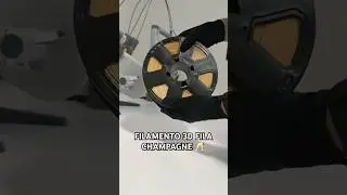 UNBOXING FILAMENTO PLA 3D FILA CHAMPAGNE #bambulab #impressao3d #impress&atilde;o3d #impressora3d impress&atilde;o