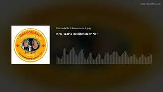 New Year's Resolution or Not