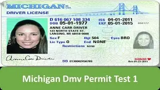 Michigan DMV Permit Test 1