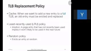 CS 571: Lecture 7b-3: Memory Management (Paging, TLB)
