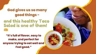 🌮 Healthy Taco Salad Recipe | Quick, Flavorful & Perfect for Weight Loss!