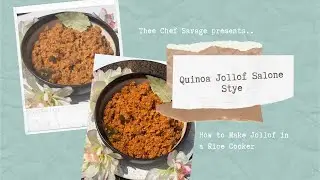 How to make Quinoa Jollof || Rice Cooker || Sierra Leone || Thee Chef Savage