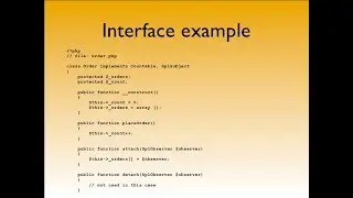 Interface with example