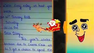 Write a diary entry on how you have spent your winter break during.. - Ankit Writer... :)